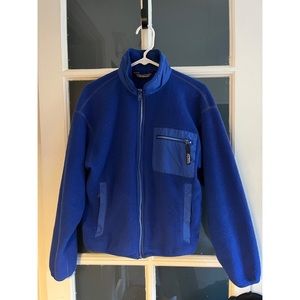 Royal Blue Patagonia Fleece Jacket